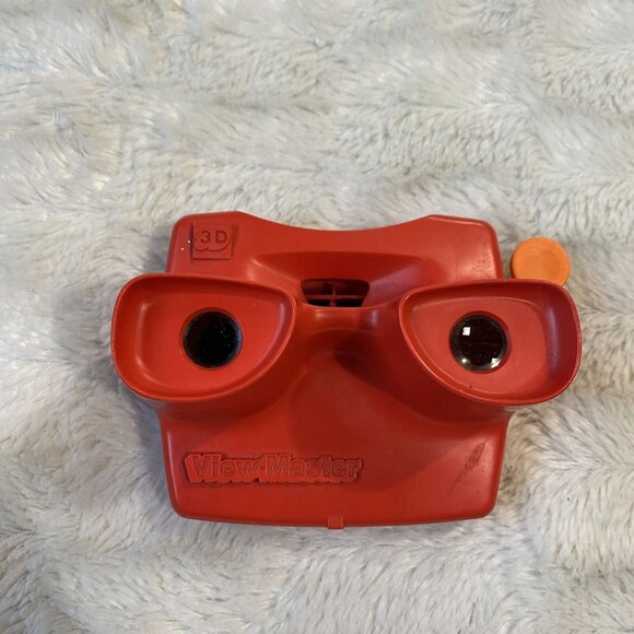 Vintage Viewmaster 3D Red Viewing Retro Orange Depressor Toys Game Viewer Slides - Picture 4 of 6